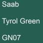 Preview: Saab, Tyrol Green, GN07.